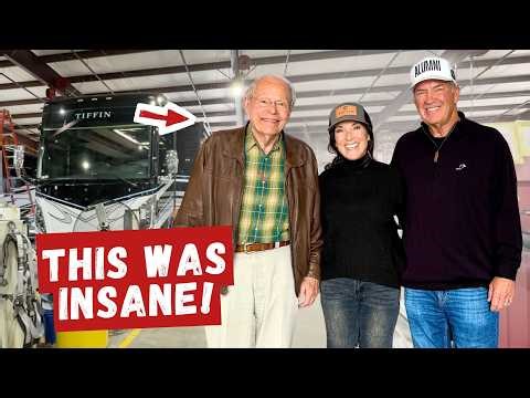 We toured the Bob Tiffin Service Center...