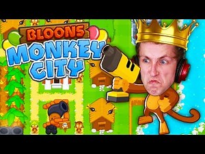 The OVERPOWERED Engineer Monkey in Bloons Monkey City!