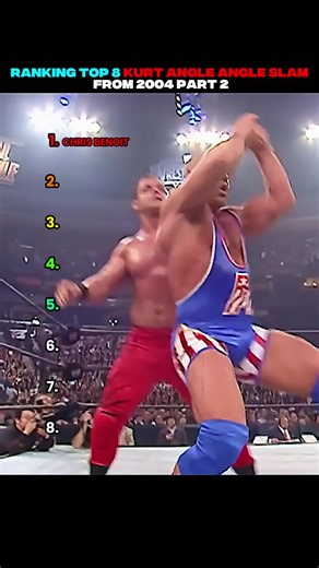Ranking Kurt Angle slams from 2004 . . . #wwe #kurt