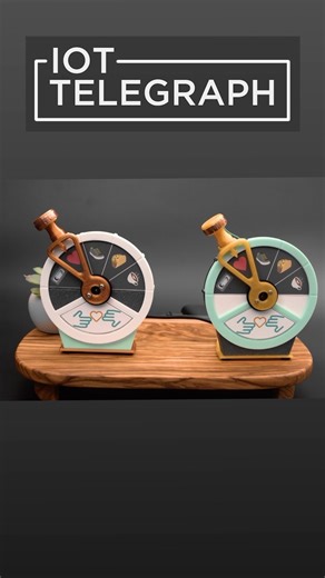 IoT telegraph with analog feedback servos, QT Py ESP32 S2 and #CircuitPython ! Analog feedback servos make a two way communication system learn.adafruit.com/two-way-display-with-analog-feedback-servos #3dprinting #adafruit https://youtu.be/97otDvsqC-M | Adafruit Industries