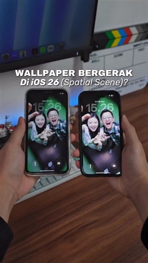 Adriel Reith | Spatial scene ga bisa padahal udah update iOS 26? Ada alternatif supaya wallpaper bisa gerak (tonton langkah nya di video) 😉 #ios26 | Instagram