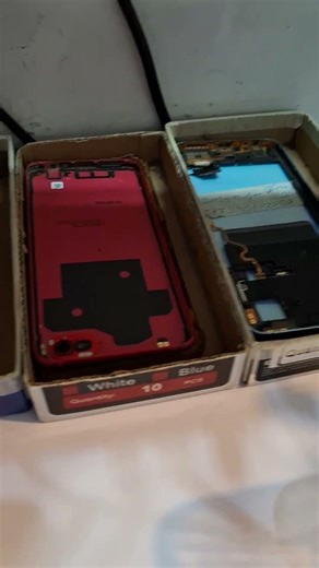 How to save mobile phone different parts in our lab so no one lost