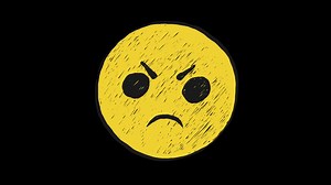 Angry Emoticon Element 04 Stock Motion Graphics SBV-348967134 - Storyblocks