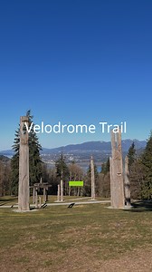 The Velodrome Trail is located on the north side of Burnaby Mountain...