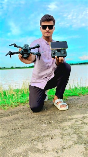 😱Professional 4K Drone Unboxing 📸Setup & Test Run.#shorts