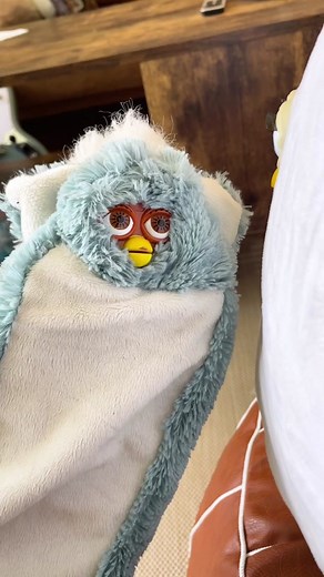 Earworm #furby #longfurby #art #cursed #funny
