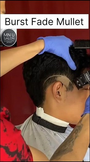 Crispy Burst Fade Mullet Transformation 💈 Modern Haircut Tutorial | MEN ASMR BARBER