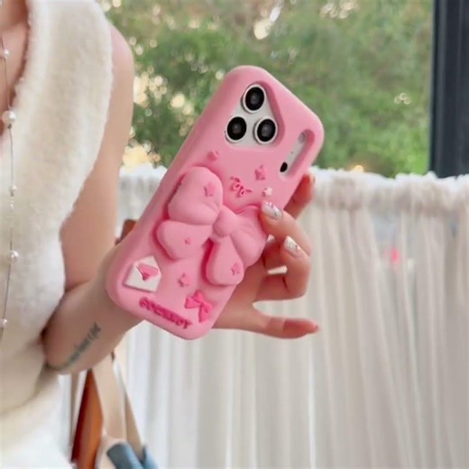 Silicone iPhone Case Cute Foldable Bow You Like It?