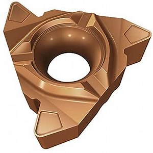 Sandvik Coromant, 22Vm01, Tpi 4-7, Pitch : 3.5Mm-6Mm, Corothread 266 Threading Insert, External, Rh, 3 Edges, Materials: Steel, St Steel, Cast Iron, 266Rg-22Vm01A001M 1020 (Pack Of 10)