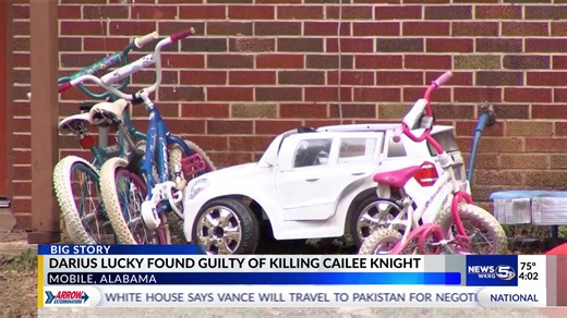 'I thank God,' Cailee Knight's mom says after Darius Lucky found guilty of murdering 9-year-old in 2023 shooting