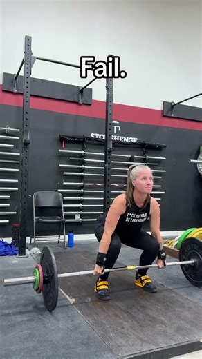 Failing is part of it and it’s also motivation #weightlifting #womenwholift #olympicweightlifting