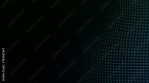 Animated abstract technology dark background. glowing random dots and grid. data, hi-tech concept. virtual space. Looped stock animation motion graphics design. footage for backdrop, wallpaper