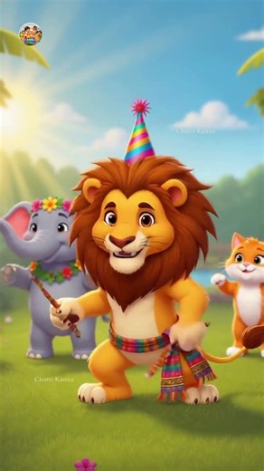 விலங்கு சத்தம் பாடல் 🐘🦁 Animal Sounds Song for Kids | Elephant & Lion Rhymes #chuttikanna #shorts