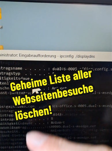 Geheime Liste aller Webseitenbesuche löschen!