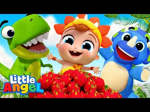 Fun Dinosaur Song | Little Angel Kids Songs & Nursery Rhymes