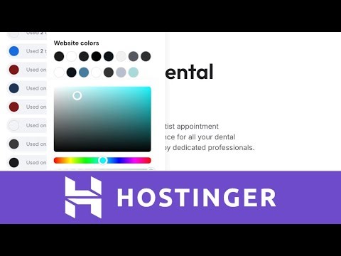 Customize Your Website Colors In Hostinger Website Builder (Step By Step)