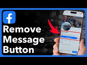 How To Remove Message Button On Facebook