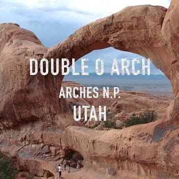 Double O Arch - Arches N.P. #utah #archesnationalpark #usashorts #hiking