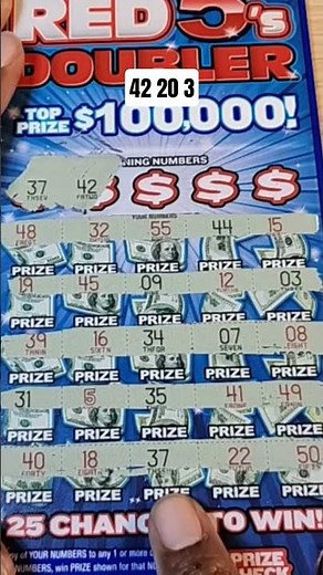 I'll take that #win ! MD LOTTERY SCRATCH OFF TICKET #fyp #fun #lottery