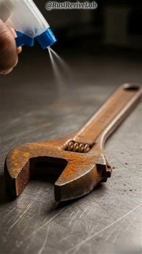 Rusted Old Adjustable Wrench Restoration 🔧 | Satisfying Rust Removal