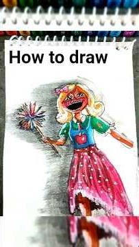 How To Draw Miss delight (poppy playtime)