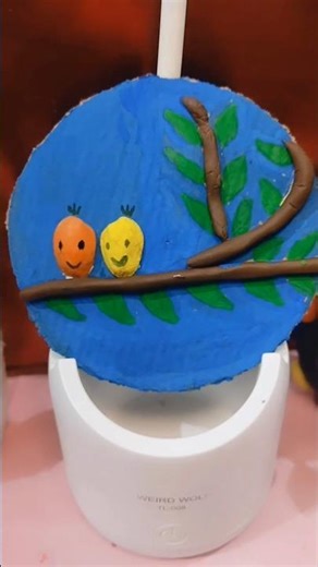 Cute Love Birds 🐦❤️ Easy Clay Art | Handmade Aesthetic Craft ✨