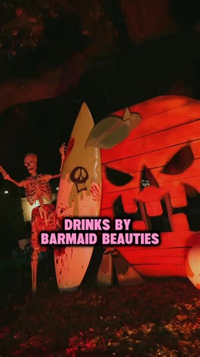 Matthew and Paul on Instagram: "🍍 drinks with @barmaid_beauties 🎃 Barmaid Beauties is a Latina, female-owned business conjured up by Stephanie! If you’re at @creepitrealoc be sure to stop by and try their spooky libations (cocktails/mocktails)! #creepitreal #spookyseason #spookydrinks"