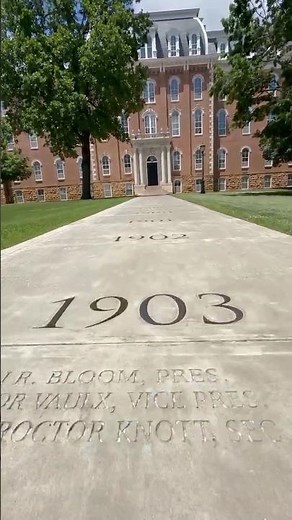 University of Arkansas Senior Walk