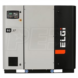 ELGi EG37-125 EG Series 50-HP Tankless Rotary Screw Air Compressor 230/460V 3-Phase