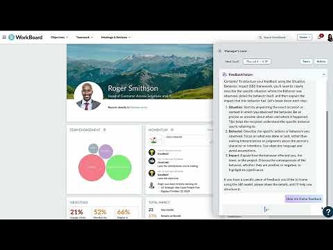 Make hard performance and coaching conversations easier with WorkBoard GenAI