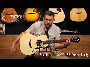 Furch Yellow OM-SR Deep body acoustic guitar demo in Stageshop