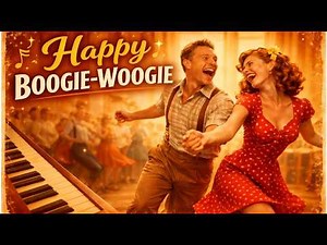Happy Boogie-Woogie Groove | Upbeat Piano Rhythm