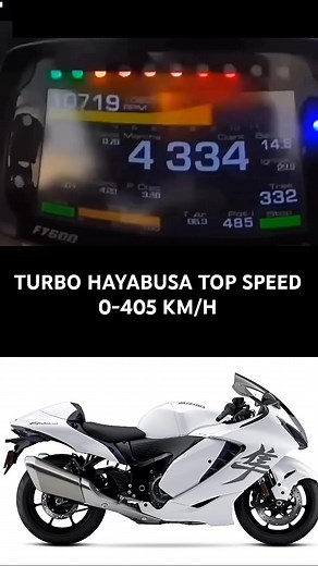 314K views · 5.7K reactions | TURBO SUZUKI HAYABUSA TOP SPEED 0-405 KM/H 略 #suzuki #SuzukiMotorcycles #suzukihayabusa1300 #suzukihayabusa #hayabusa1300 #fbreels2025ツ #reelschallenge #fypchallenge #sportsbike #superbikes #nakedbike #motorcycle #motorbike #motorsport #Bigbike #bigbikelovers #topspeed #dekumochizuki | Deku Mochizuki | Facebook