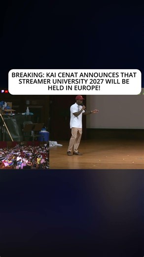 STREAMER UNIVERSITY 2027 IS GOING TO EUROPE! 🇪🇺🚨 #streameruniversity #kaicenat #europe
