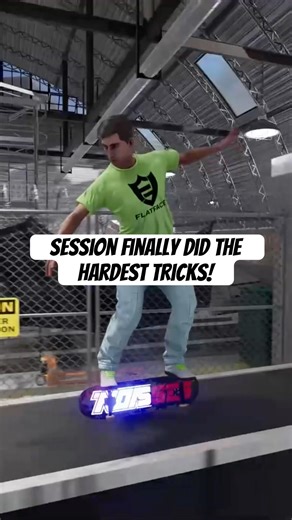 Session Skate Sim finally landed these tricks! #youtubeshorts #sessionskatesim #skateboarding