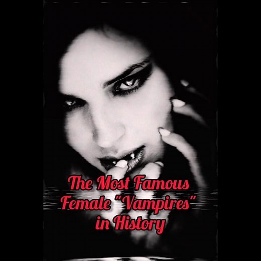 The Most Famous Female Vampires in History #paranormal #horror #history #vampire #scary #creepy #boo