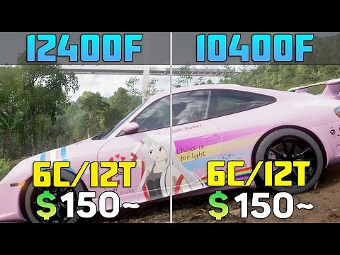 Intel Core i5 12400f vs 10400f - Gaming Benchmark