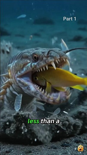 The Sea Worm That Attacks in Less Than 1 Second 😱🪱#OceanFacts#ScaryAnimals