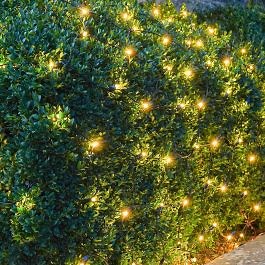 ConnectPro®  2m x 2m Connectable Net Lights, Black Rubber Cable