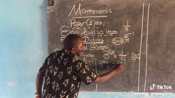 Solving Index Equations: G12 Maths P1 Tutorial