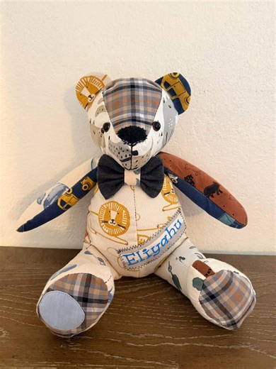 Keepsake Bear Made From Baby Clothes - Etsy
