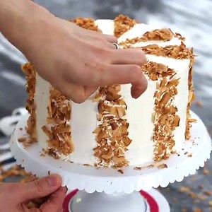 184 reactions · 308 shares | Super moist Classic Coconut Cake with a not so classic design! Recipe: https://preppykitchen.com/coconut-cake/ | Preppy Kitchen | Facebook