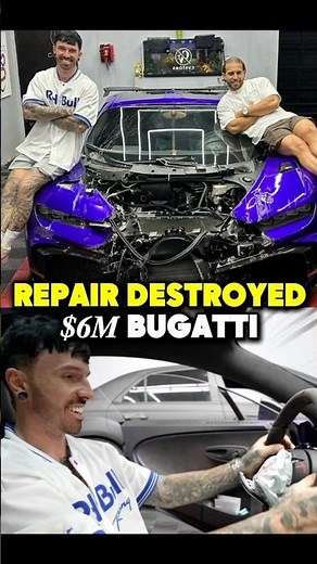 Mat Armstrong Repairs Destroyed $6M Bugatti Chiron 😳