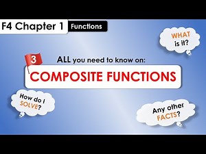 Lesson 3: COMPOSITE FUNCTIONS | SPM Add Maths | F4 Chapter 1 Functions