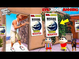 The Moon Wakes up & Got Lost | Franklin Try To Find Lost Evil Moon In GTA 5