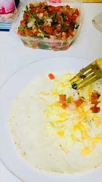 Easy Cheesy Breakfast Burrito Tacos | Quick & Delicious Egg Tortilla Recipe #dyanakitchen