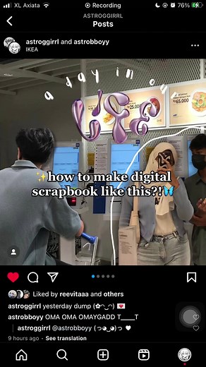 ✨how to make digital scrapbook like this?!🦋