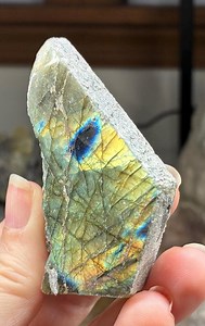 Labradorite Slab – 68 G – Aqua & Blue Flash - Natural Cut for Lapidary or Display - Etsy