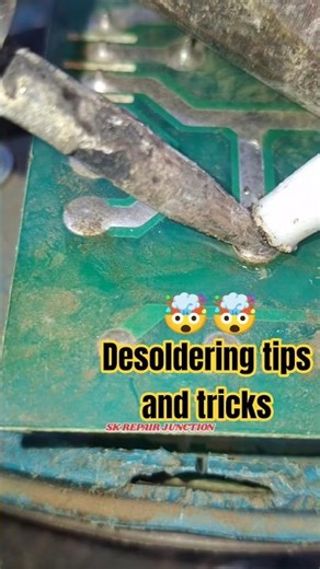 10 Desoldering Tips & Tricks You Wish You Knew Sooner #shorts #diy #electronic #soldier #video