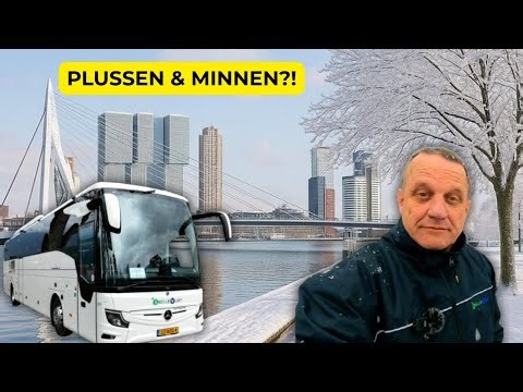 🚍Touring through wintery Rotterdam by coach! ❄️ | Coach driver: the real pros & cons!